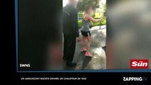Angleterre : Un adolescent raciste frappe un chauffeur de taxi (vidéo)