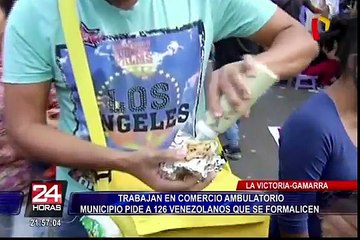 La Victoria: retirarían a 126 comerciantes venezolanos por ser informales