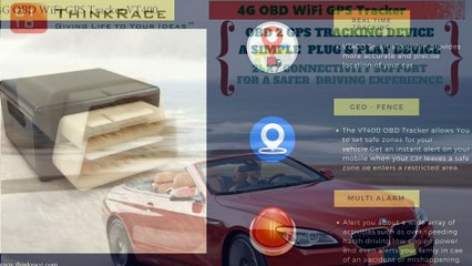 4G OBD II WiFi VT400 Car Tracker - ThinkRace Technology