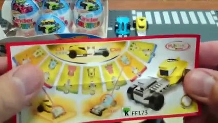 Descargar video: Fabricante de vinos huevos huevos huevos Niños sorpresa juguetes coches Mini Cooper juguetes Kinder Sorpresa mini-unboxing