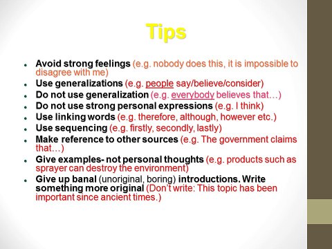 Argumentative Essay Writing