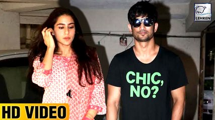 Sara Ali Khan And Sushant Singh Rajput's “CHIC” Outing
