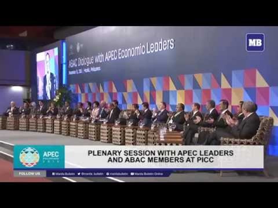 Plenary Session with APEC Leaders and ABAC members