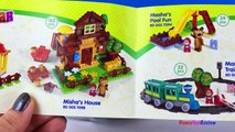 MASHA AND THE BEAR MASHAS HOME PLAYBIG BLOXX WITH BUILDING BRICKS TWO STOREY HOUSE WITH G