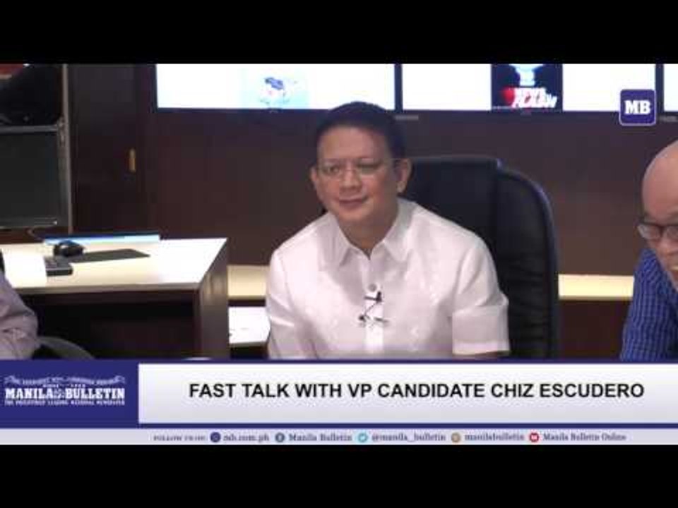 Fast Talk with Sen. Chiz Escudero