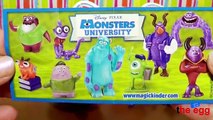 GIANT Monsters University Surprise Egg Play Doh Mike Wazowski - New Toys Unboxing   Kinder