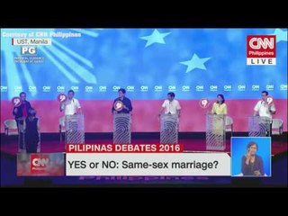 VP Debate | Yes Or No: Same Sex Marriage?