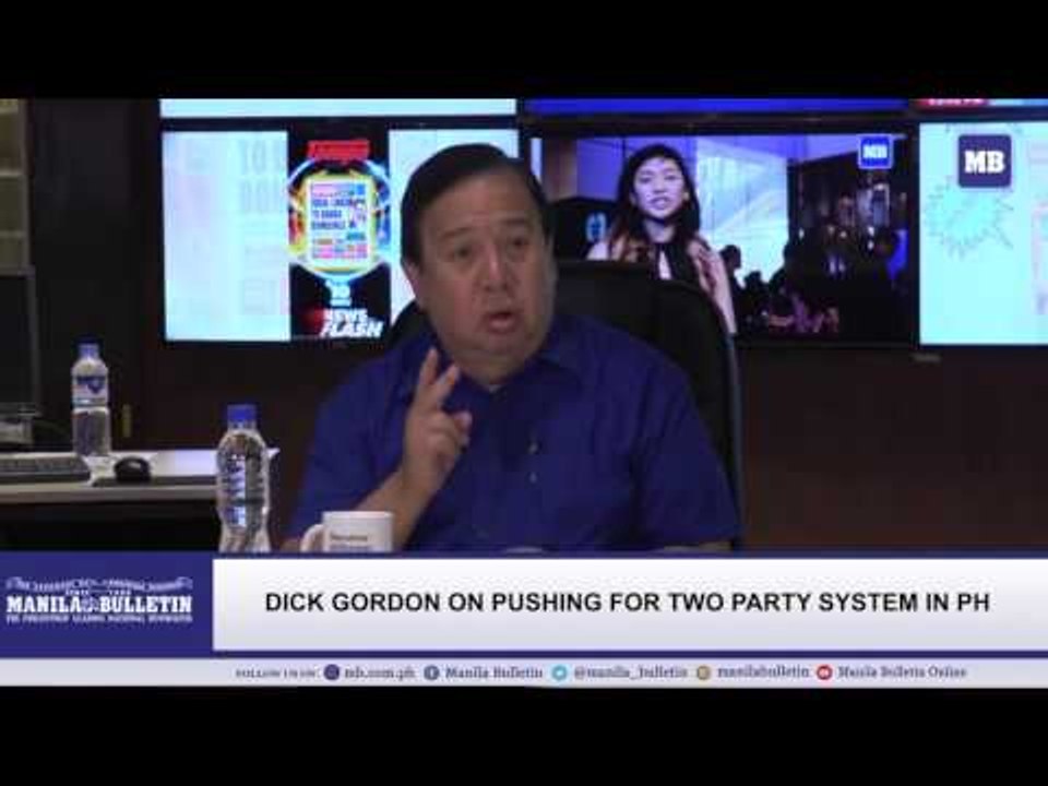 Dick Gordon on pushing for two party system in PH