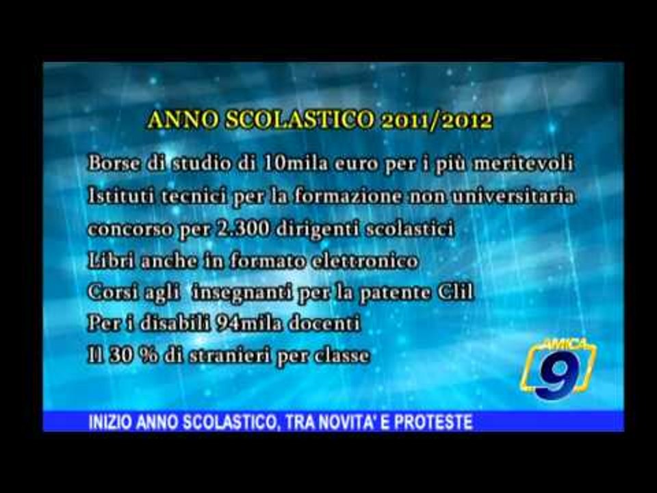 Inizio anno scolastico tra novità e proteste