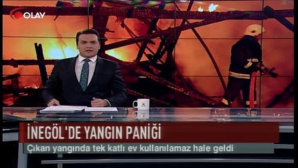 İnegöl'de yangın paniği (Haber 22 08 2017)