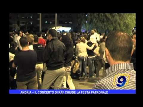 Andria | Il concerto di Raf chiude la festa patronale