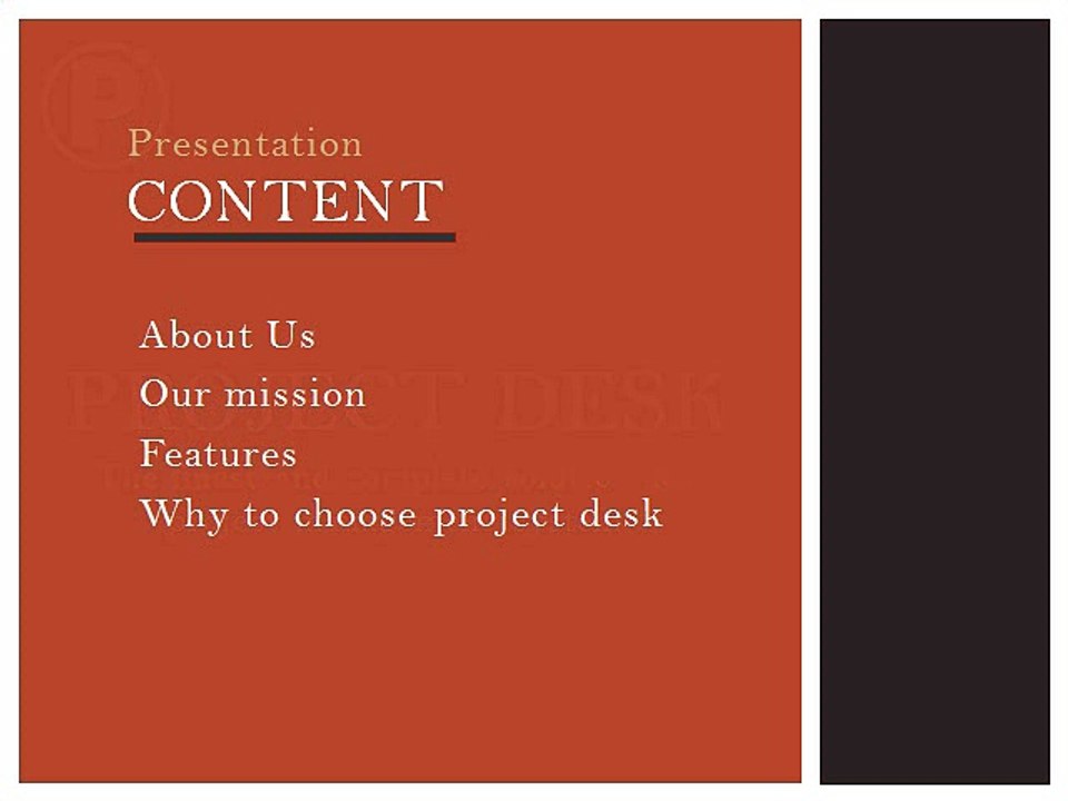 PROJECT DESK-The finest and complete solution for project management system