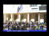 Barletta |  Dopo i funerali, protesta