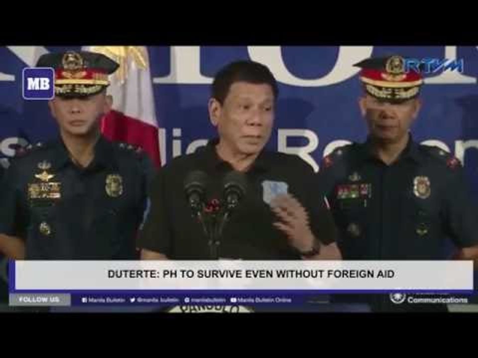 Duterte: PH to survive even without foreign aid