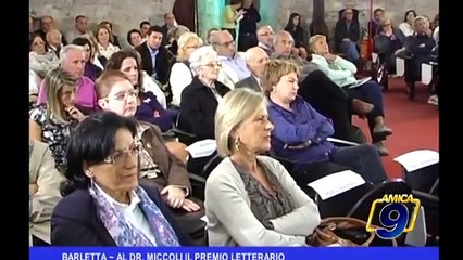 Barletta   Al Dr  Miccoli il premio letterario