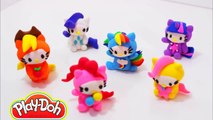 Play Doh Hello Kitty Mystery Minis My Little Pony Fashems DC Superhero Surprise Eggs Blind