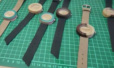 Kreasi Unik Jam Tangan dari Limbah "Skateboard"