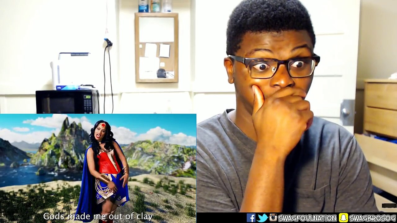 Wonder Woman vs Stevie Wonder Epic Rap Battles of History Reaction!