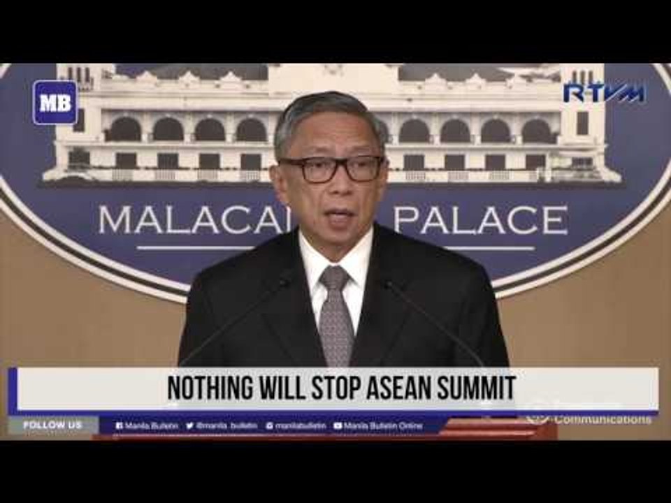 Nothing will stop ASEAN Summit