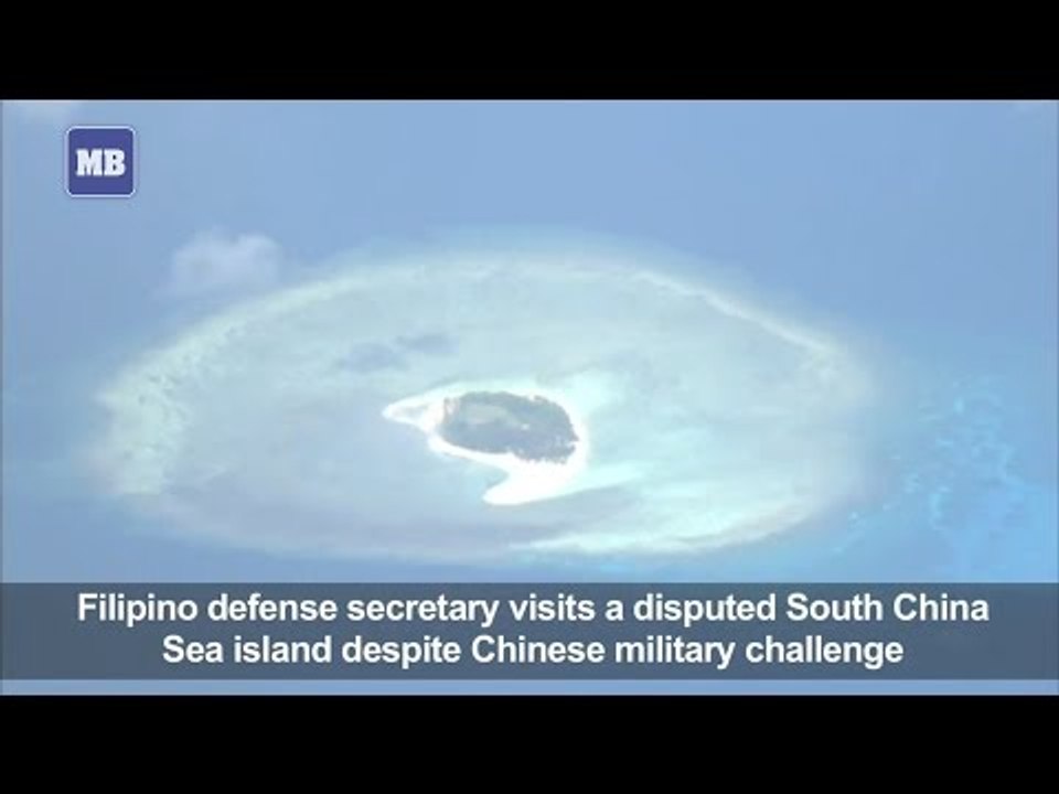 Lorenzana visits Pagasa Island, announces P1.6-B airfield, port, other projects