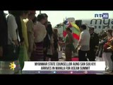 Myanmar State Counsellor Aung San Suu Kyi arrives in Manila for ASEAN Summit
