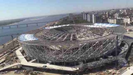 Un estadio de fútbol, el nuevo campo de batalla en Stalingrado