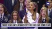 Music stars unite in Manchester as fans face down fears