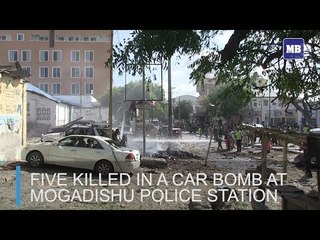 Five killed in car bomb at Mogadishu police station