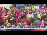 Anti-G20 protesters gather in Hamburg ahead of summit