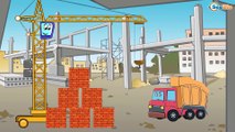 ✔ Camión, Grúa, Excavadora. Dibujos animados | Carros Para Niños | Caricaturas de carros ✔