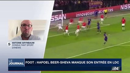 Football: Hapoël Beer-Sheva manque son entrée en LDC