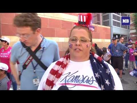 Donald Trump supporters gather for rally in Phoenix