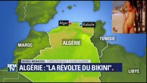 Algérie : Belles filles bikini -  posant sur la plage