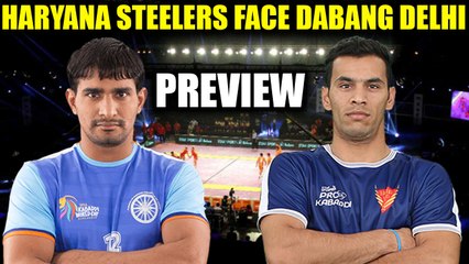 PKL 2017: Haryana Steelers take on Dabang Delhi Match preview | Oneindia News