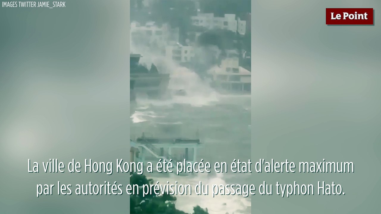 Typhon Hato : Hong Kong en alerte maximale