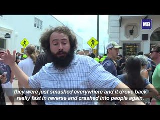 Scores injured as car rams into crowd at Virginia rally