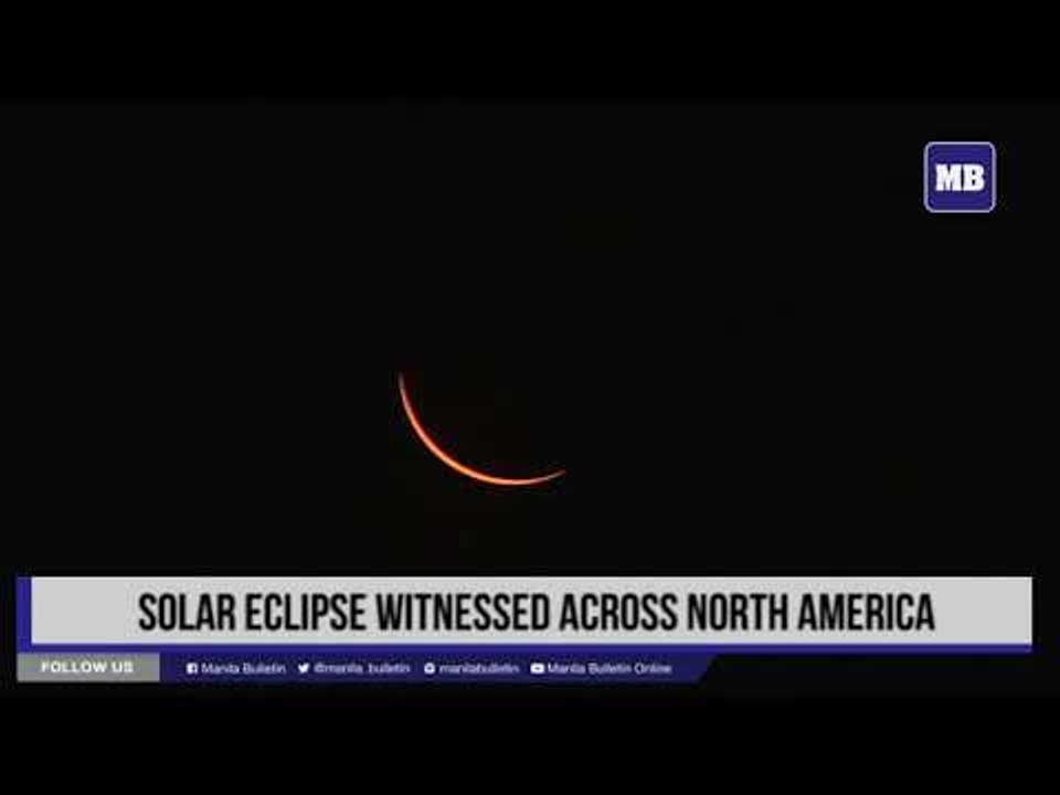 Solar eclipse witnessed across North America