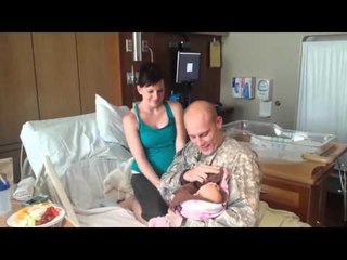 Soldier Dad Surprises His Wife And Kid