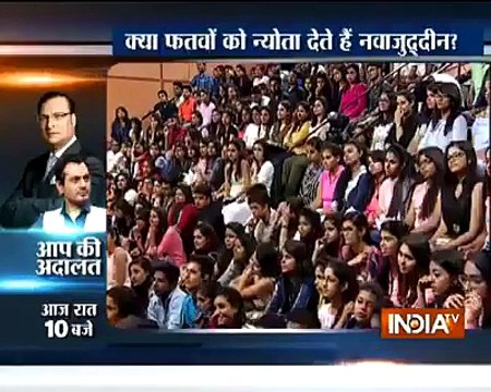 Nawazuldin chants pakistan zindabad in indian show