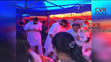 Jayasudha Husband Nitin kapoor Funeral Ceremony | Andheri |Mumbai || CVR News