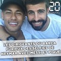 Après les selfies de Neymar avec Messi et Piqué, les dirigeants du Barça furieux