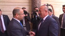 Dışişleri Bakan Çavuşoğlu, Meclis Başkanı Selim El-Cuburi ile Bir Araya Geldi