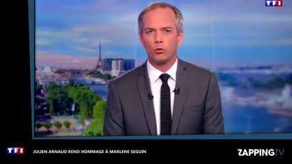 Mort de la journaliste Marlène Seguin : Julien Arnaud, au bord des larmes, lui rend hommage dans son JT (vidéo)