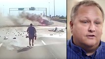 Trucker Sees Horrific Crash And Goes Running, But Notices His Dash Cam Caught A Miracle