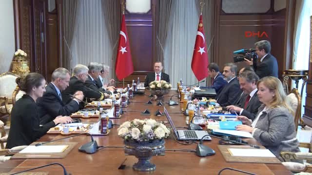 Erdoğan, ABD Savunma Bakanı Mattis'i Kabul Etti