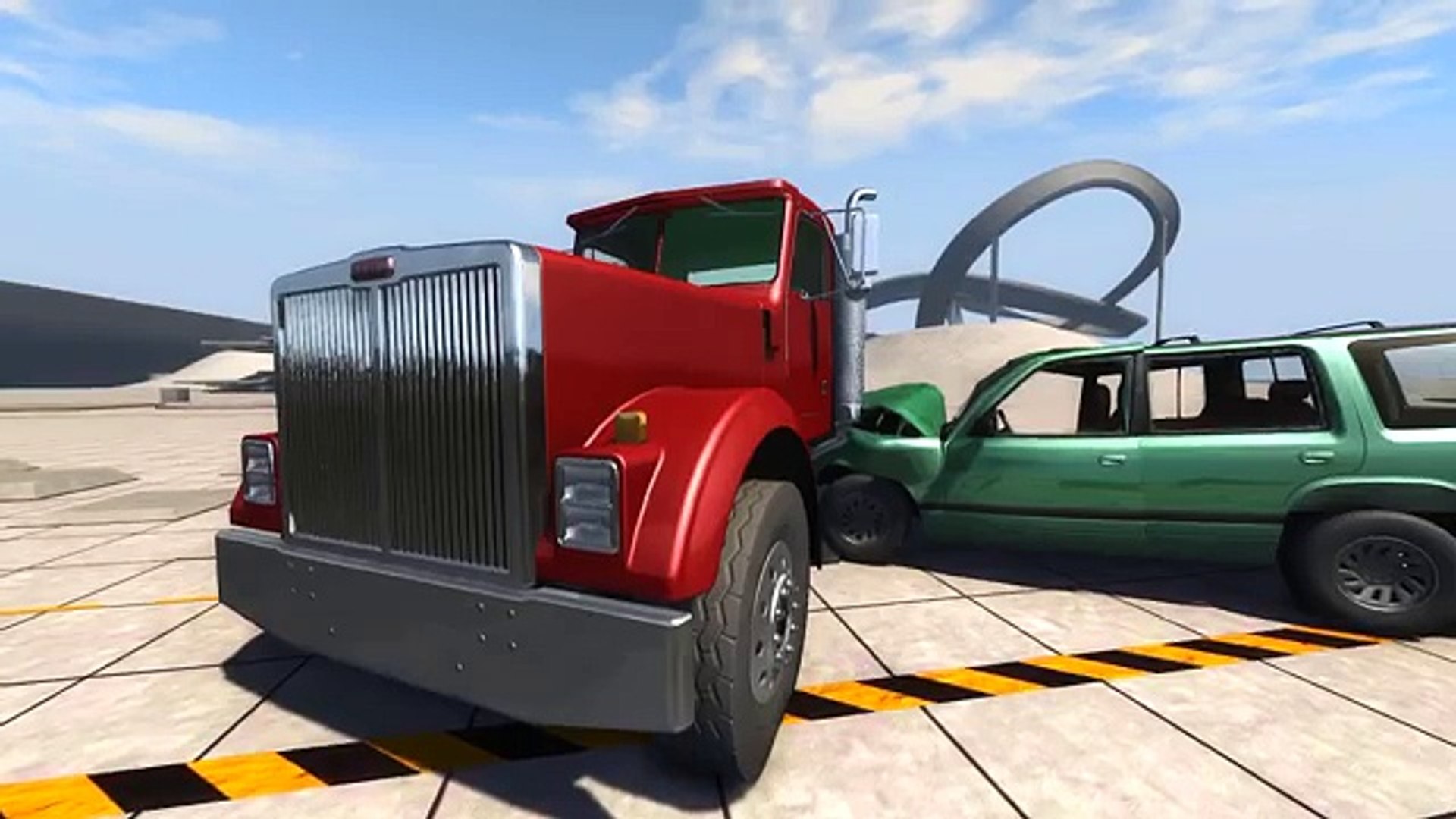 Video para y historieta sobre camiones coches chocan accidente chicos  carretilla rotos - Dailymotion Video