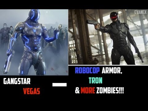 TRON, ROBOCOP, PUZZLES, UPDATES & MORE ZOMBIES! (Gangstar Vegas)