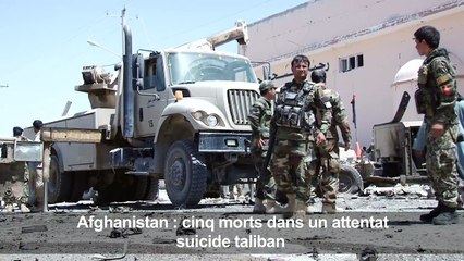Cinq morts dans un attentat suicide taliban en Afghanistan
