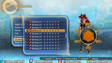 QQ BANGS FOR GODS • Dragon Ball Xenoverse 2 CaC QQ Bang Recipes For Strike & Ki Blast Buil