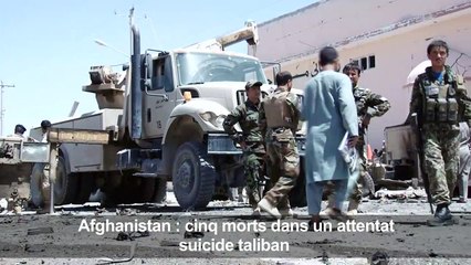 Cinq morts dans un attentat suicide taliban en Afghanistan